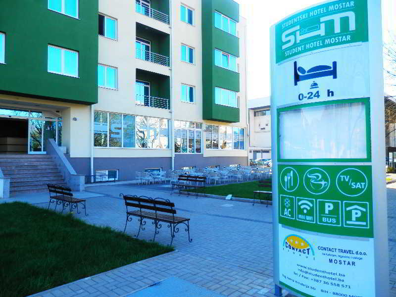 Student Hotel Mostar Bagian luar foto